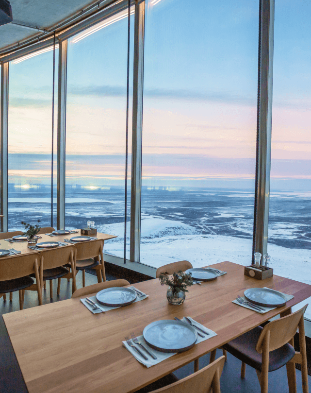 Plateau is a restaurant complex with a panoramic view on the top of Mount Aikuayvenchorr.